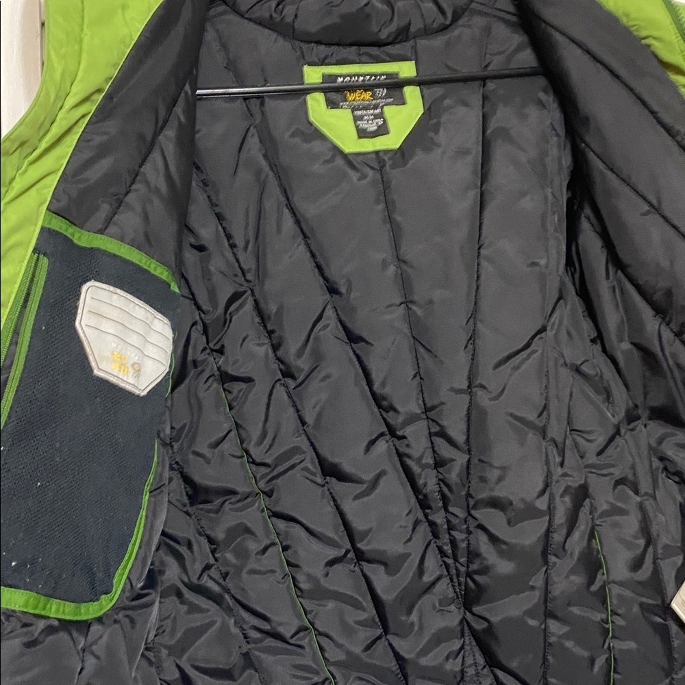 Mountain Hard Wear Green Hoodie Winter Jacket Size Youth M - Picture 4 of 7